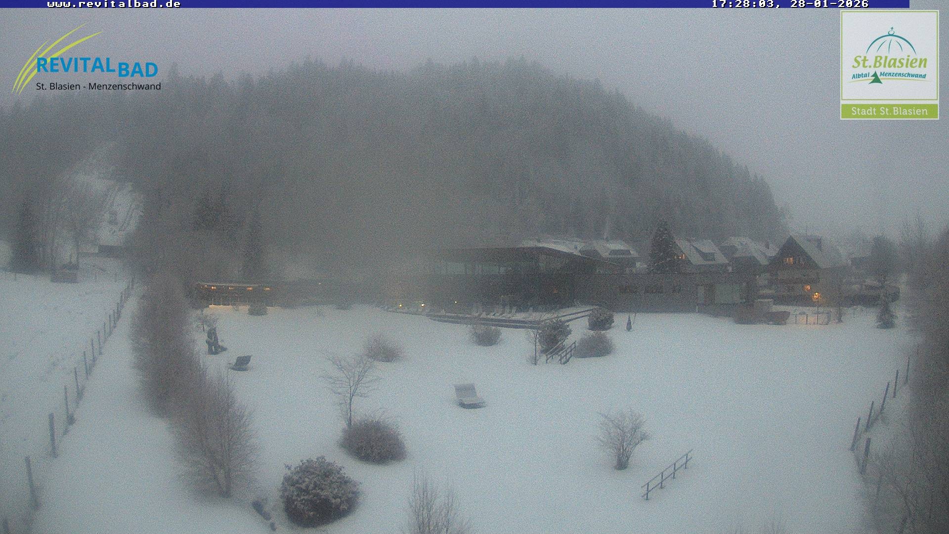 Archiv Foto Webcam St. Blasien - Radon Revital Bad