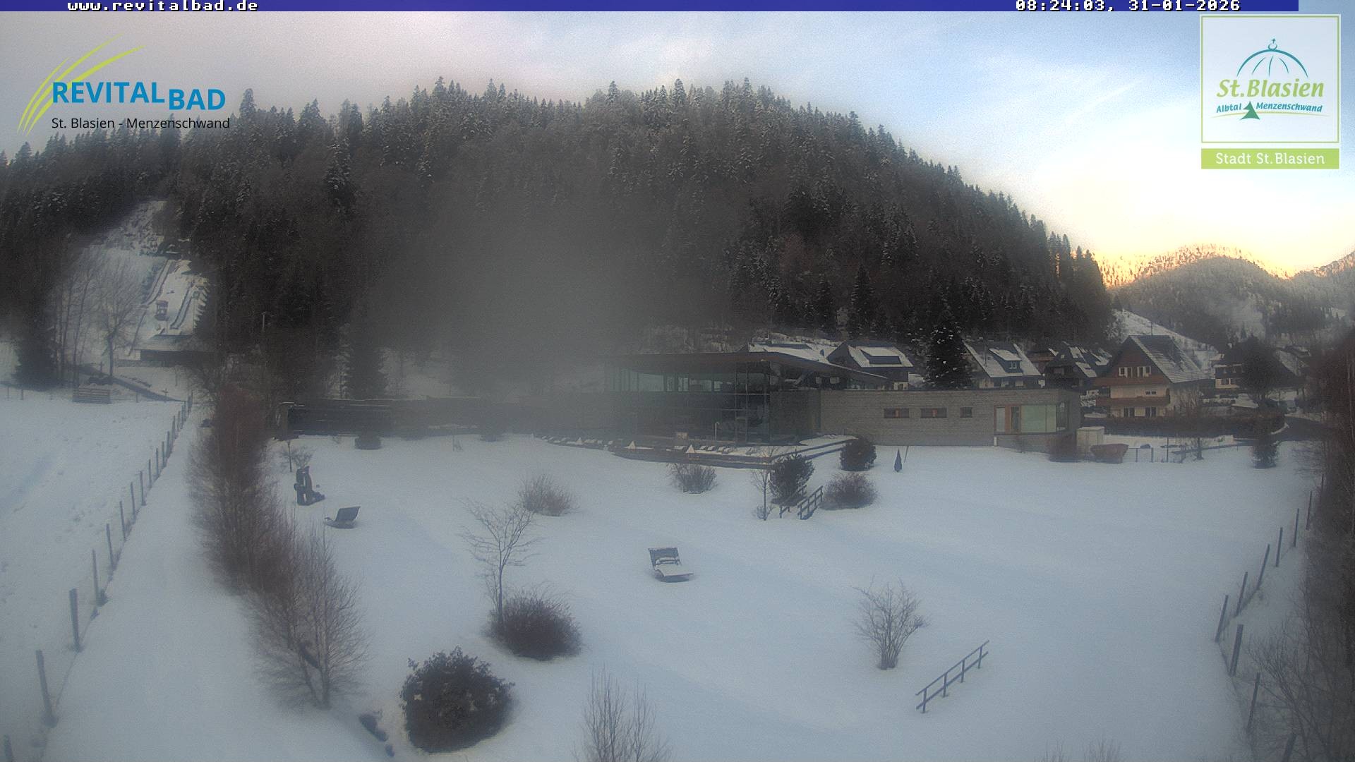 Archiv Foto Webcam St. Blasien - Radon Revital Bad