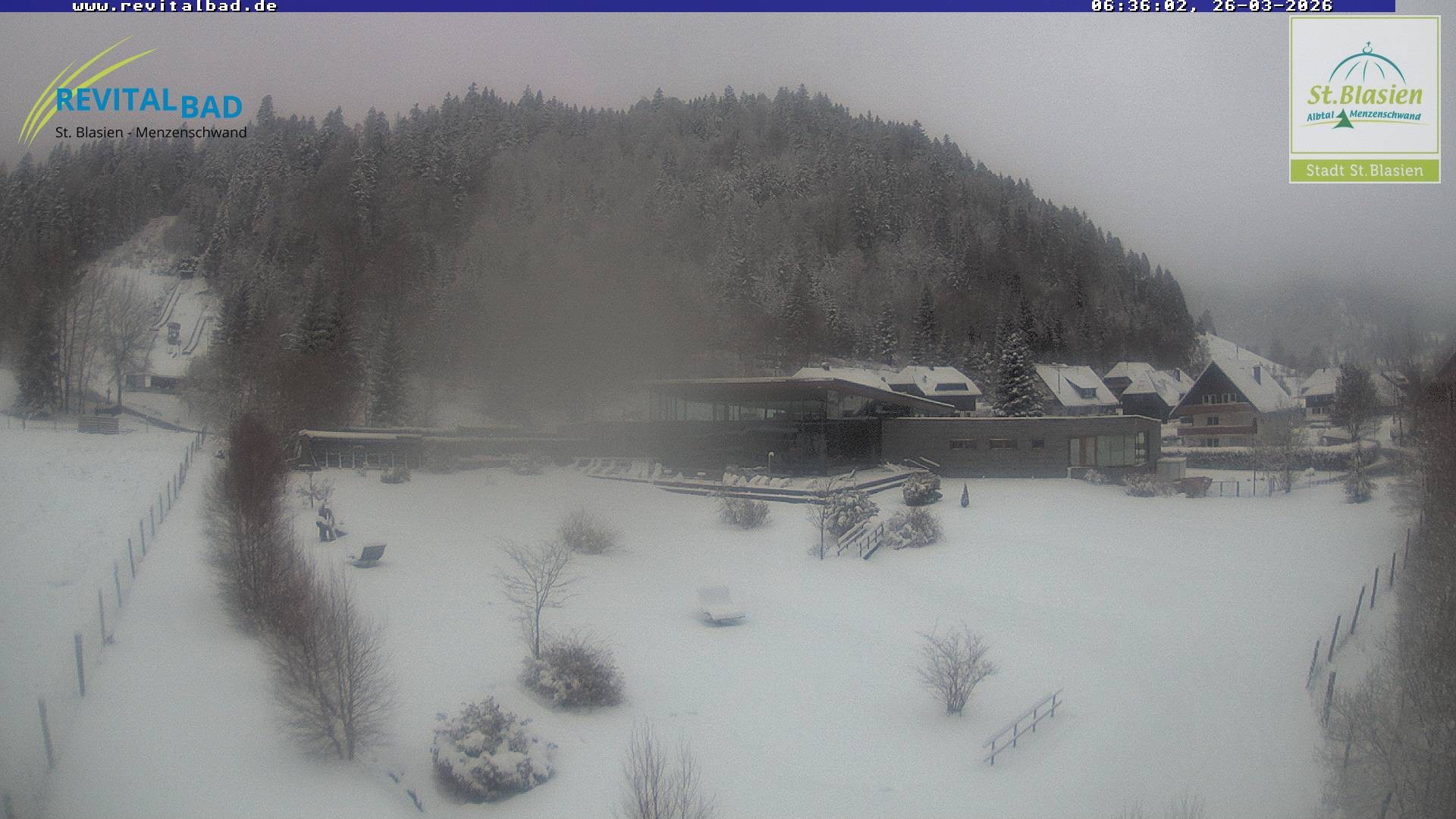 Archiv Foto Webcam St. Blasien - Radon Revital Bad