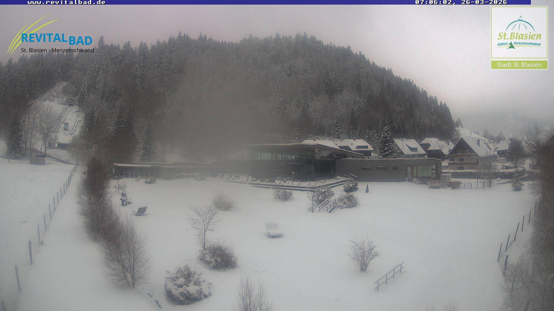 Archiv Foto Webcam St. Blasien - Radon Revital Bad