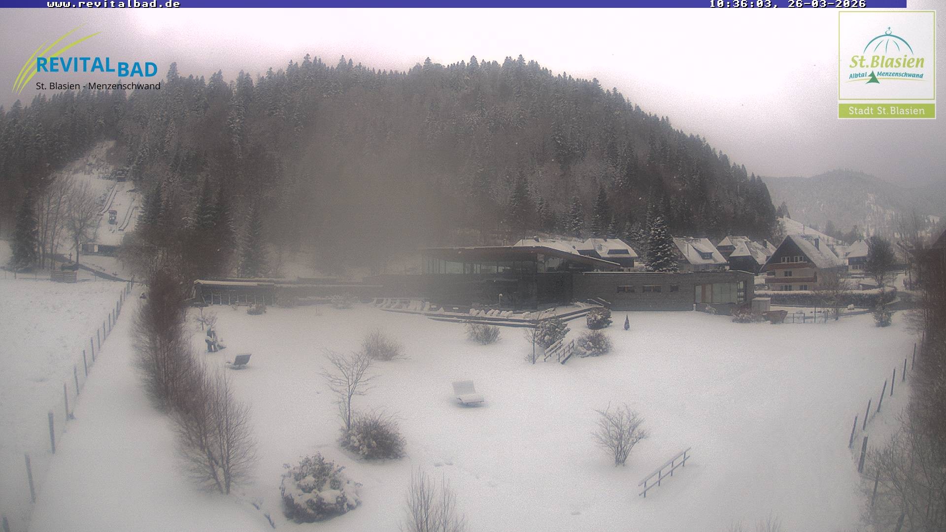 Archiv Foto Webcam St. Blasien - Radon Revital Bad