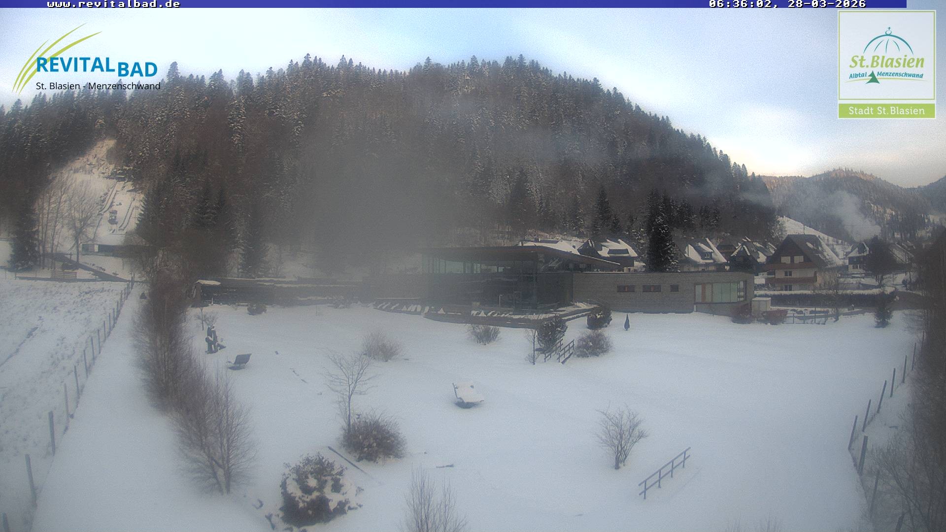 Archiv Foto Webcam St. Blasien - Radon Revital Bad