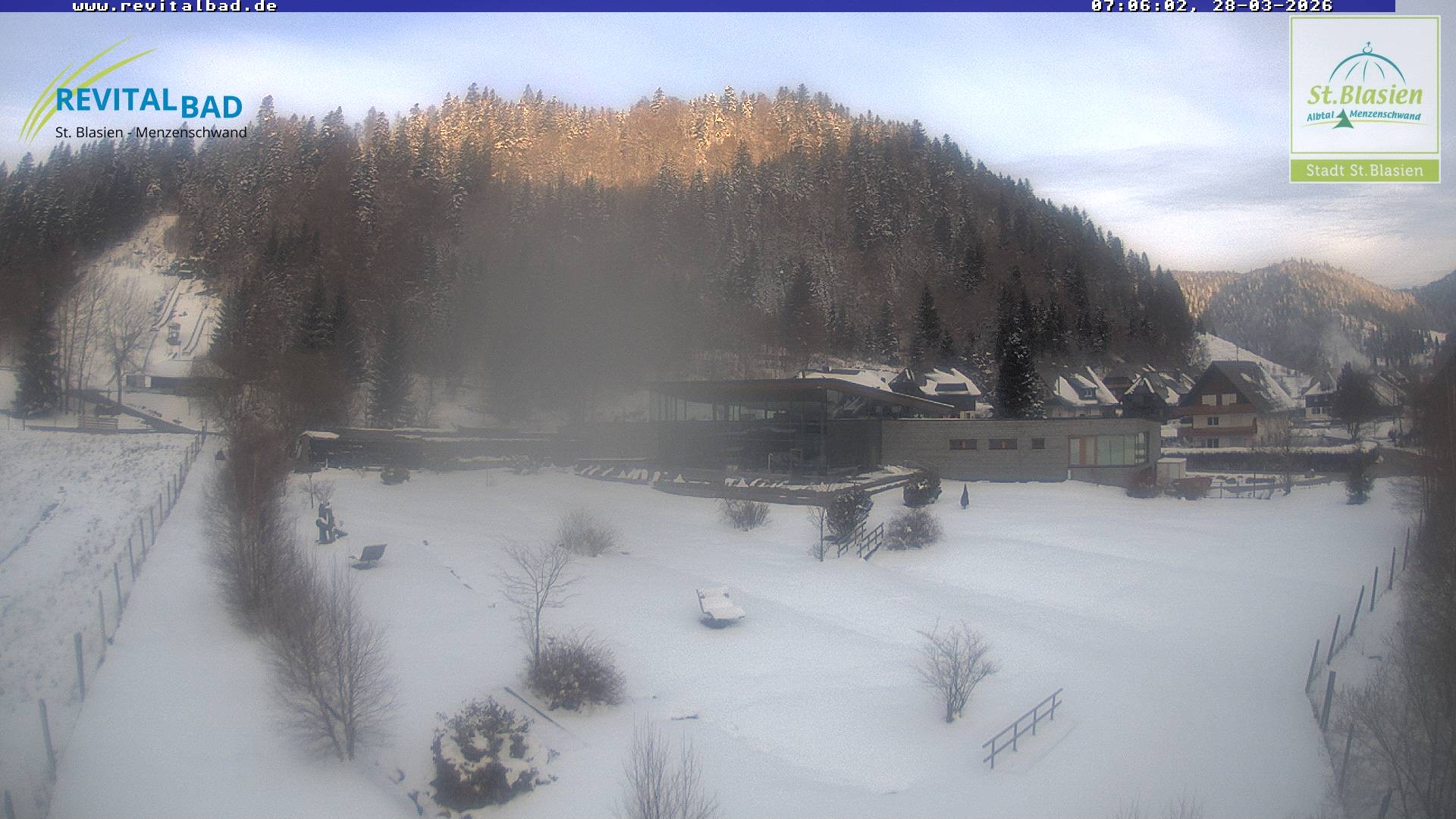 Archiv Foto Webcam St. Blasien - Radon Revital Bad