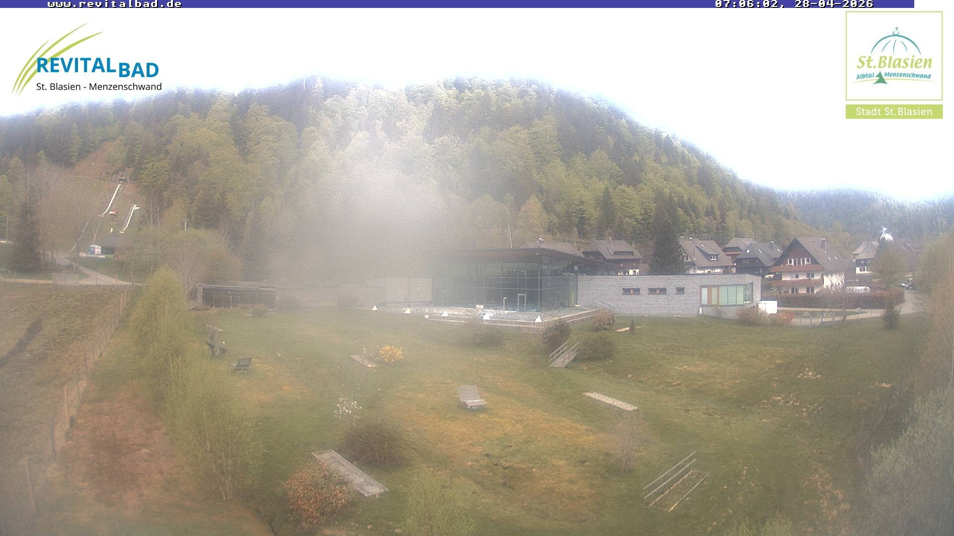 Archived image Webcam St. Blasien: Radon Revital Spa