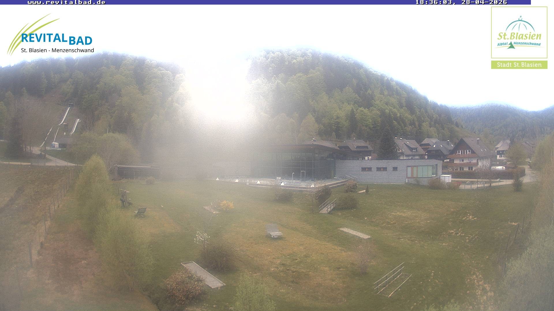 Archived image Webcam St. Blasien: Radon Revital Spa