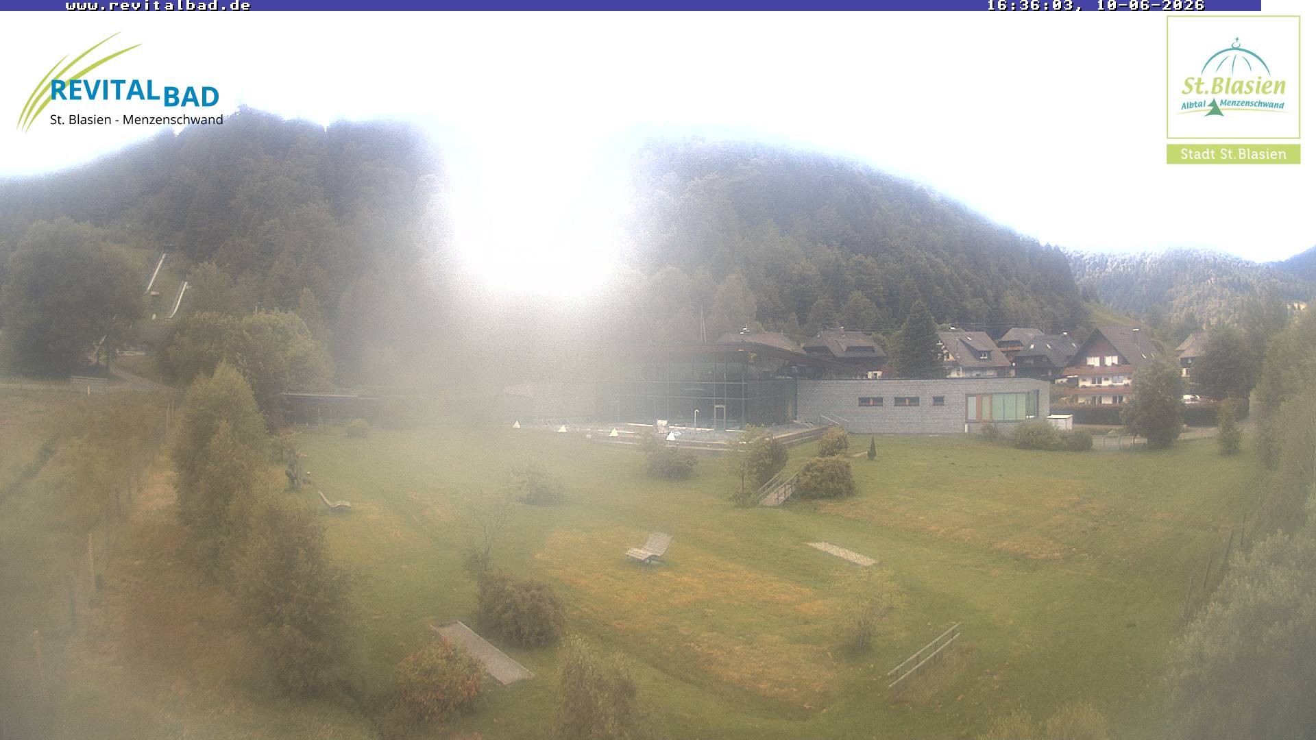 Archived image Webcam St. Blasien: Radon Revital Spa