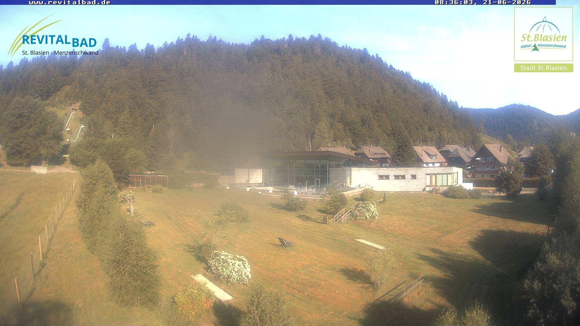 Archived image Webcam St. Blasien: Radon Revital Spa