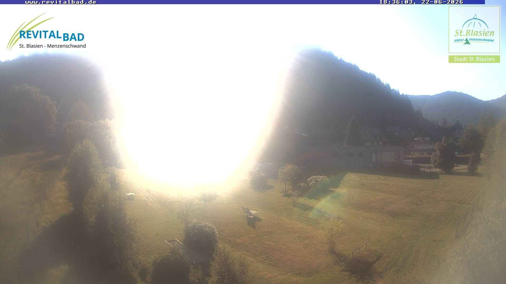 Archived image Webcam St. Blasien: Radon Revital Spa