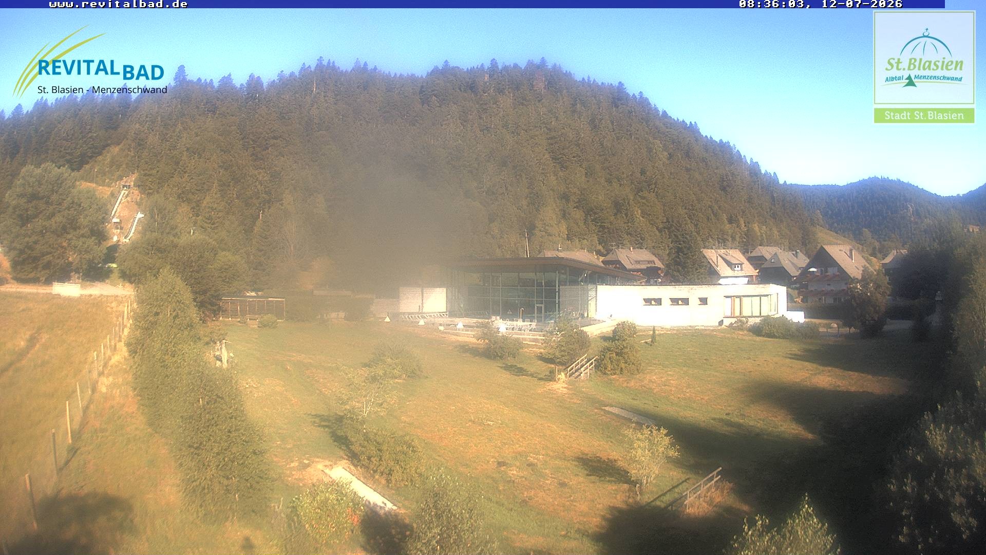 Archived image Webcam St. Blasien: Radon Revital Spa
