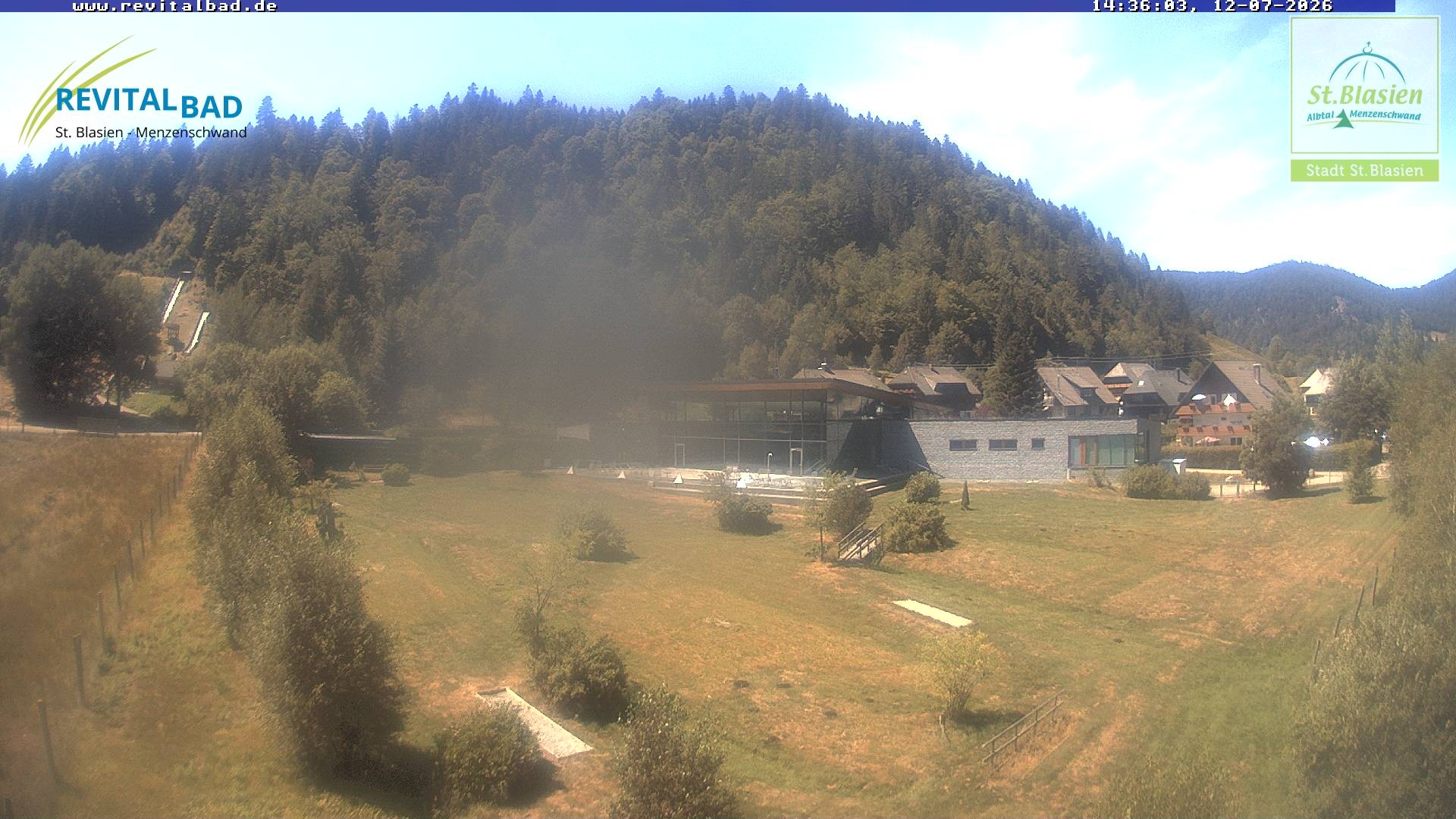 Archived image Webcam St. Blasien: Radon Revital Spa