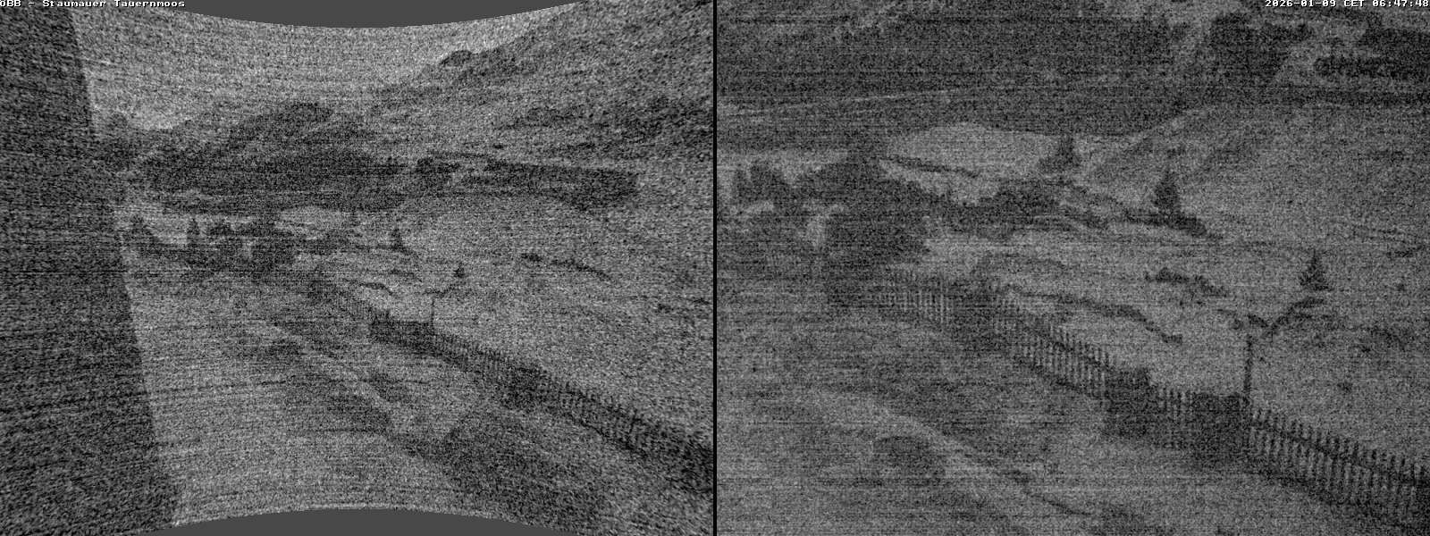 Archiv Foto Webcam Tauernmoossee - Blick auf die Staumauer