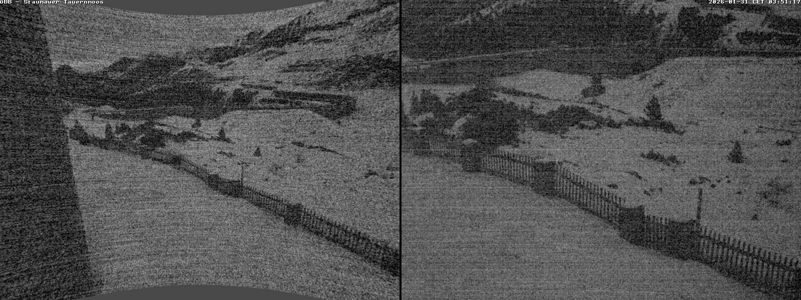 Archiv Foto Webcam Tauernmoossee - Blick auf die Staumauer