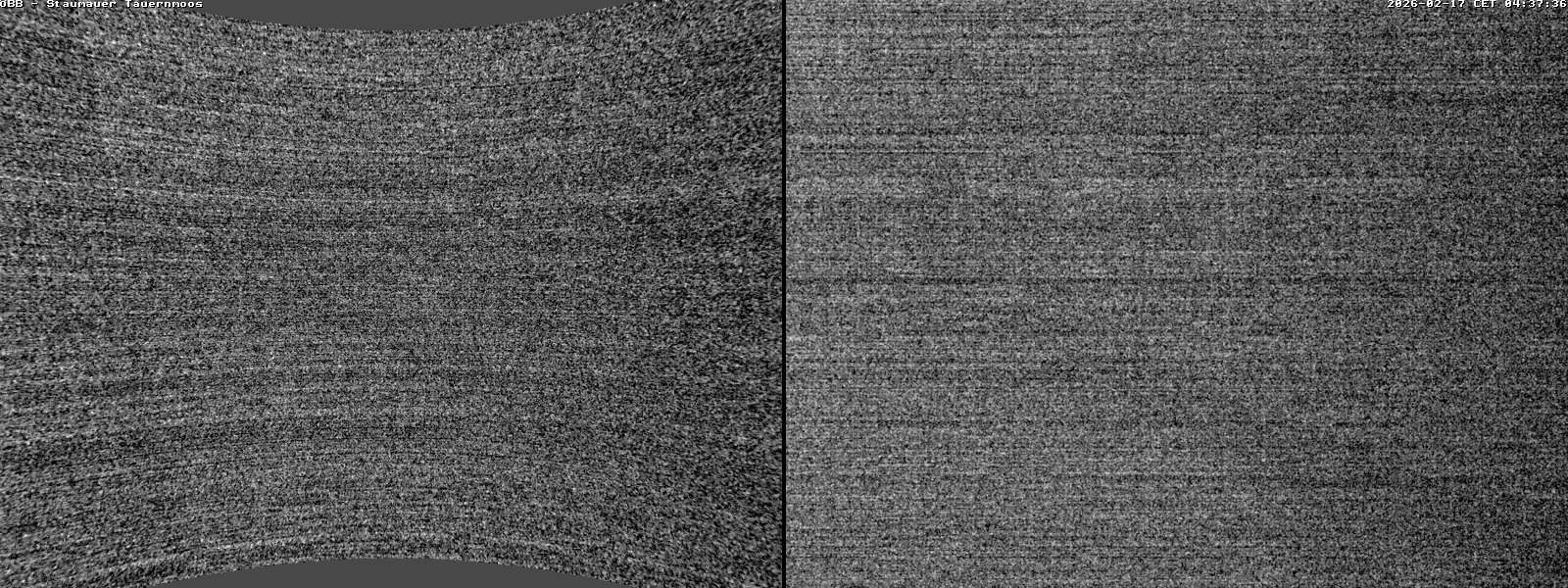 Archiv Foto Webcam Tauernmoossee - Blick auf die Staumauer