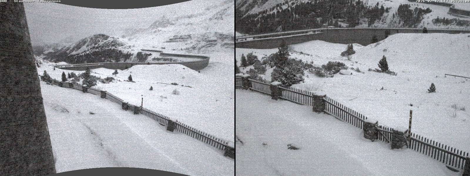 Archiv Foto Webcam Tauernmoossee - Blick auf die Staumauer