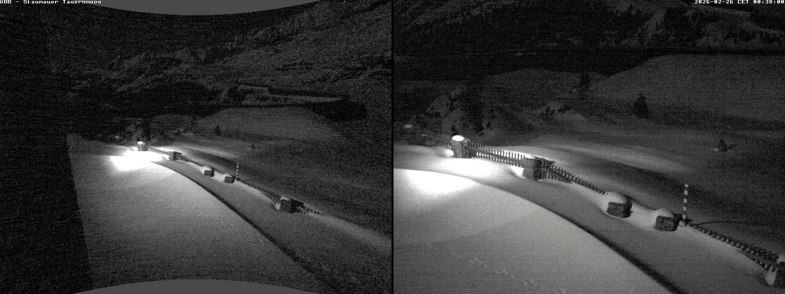 Archived image Webcam Tauernmoossee reservoir