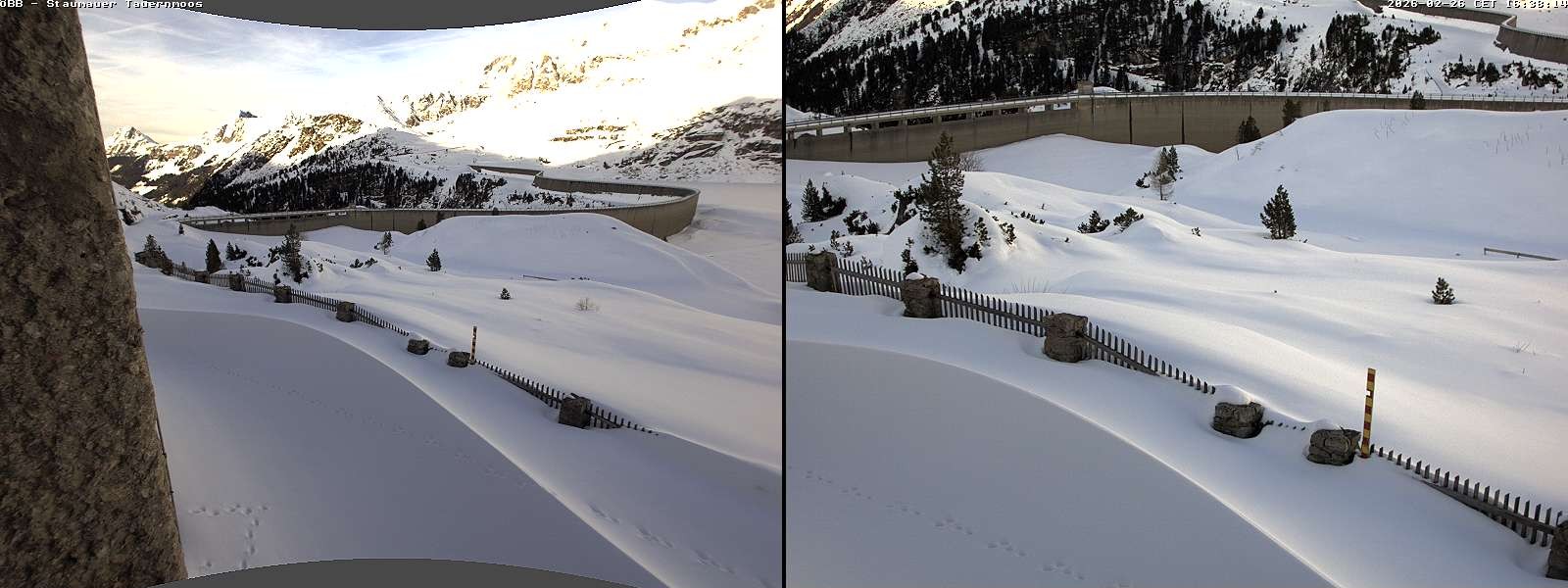 Archived image Webcam Tauernmoossee reservoir