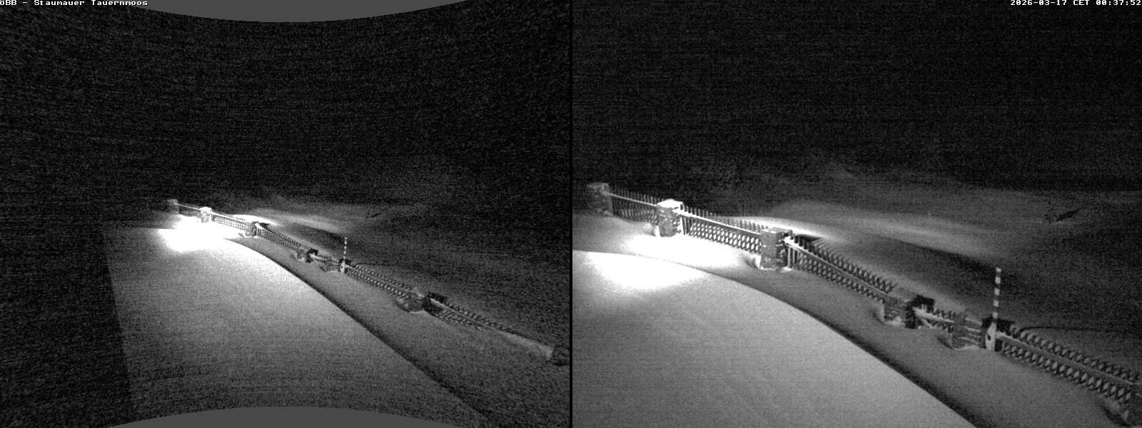 Archiv Foto Webcam Tauernmoossee - Blick auf die Staumauer