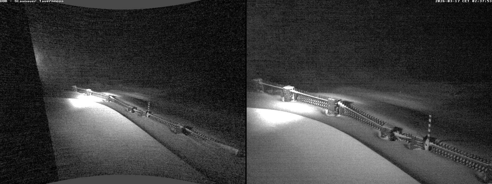 Archiv Foto Webcam Tauernmoossee - Blick auf die Staumauer