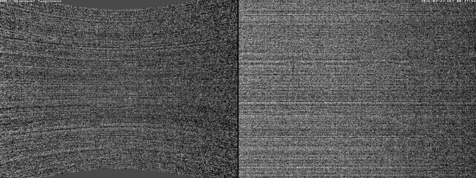 Archiv Foto Webcam Tauernmoossee - Blick auf die Staumauer