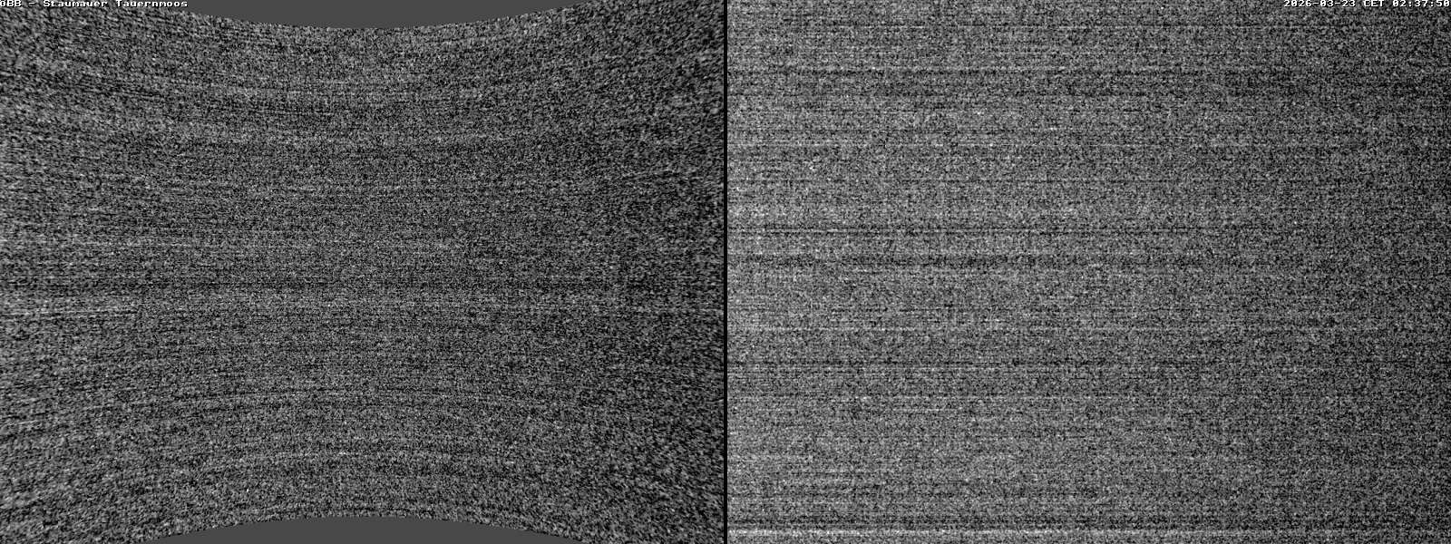 Archiv Foto Webcam Tauernmoossee - Blick auf die Staumauer