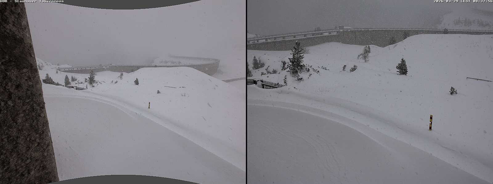 Archived image Webcam Tauernmoossee reservoir