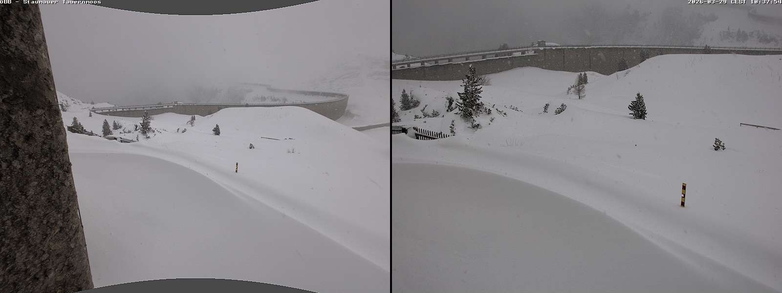 Archived image Webcam Tauernmoossee reservoir