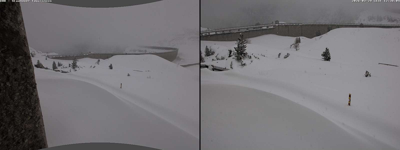 Archived image Webcam Tauernmoossee reservoir