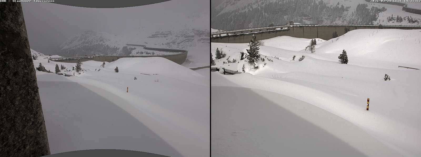 Archived image Webcam Tauernmoossee reservoir