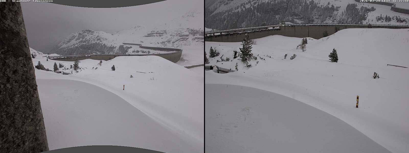 Archived image Webcam Tauernmoossee reservoir