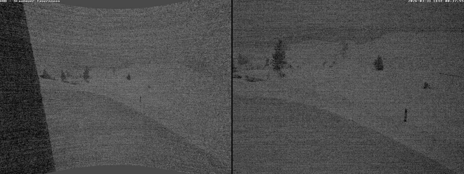 Archiv Foto Webcam Tauernmoossee - Blick auf die Staumauer