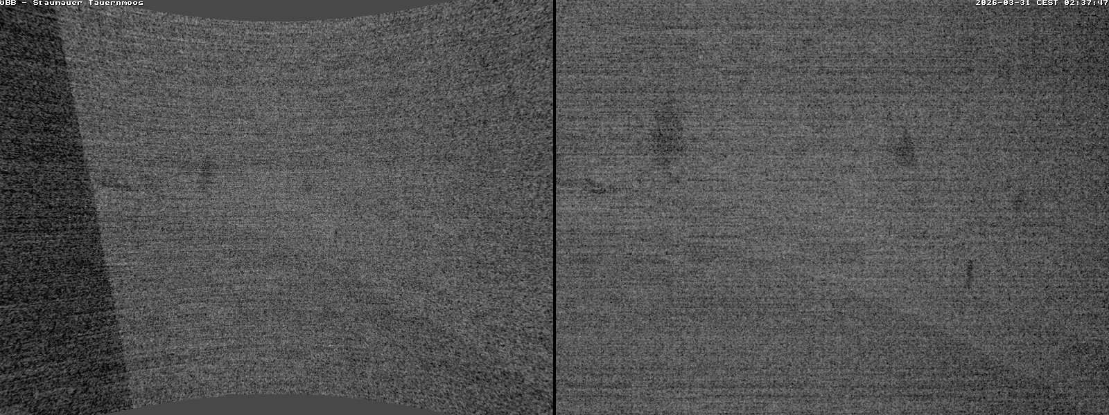 Archiv Foto Webcam Tauernmoossee - Blick auf die Staumauer