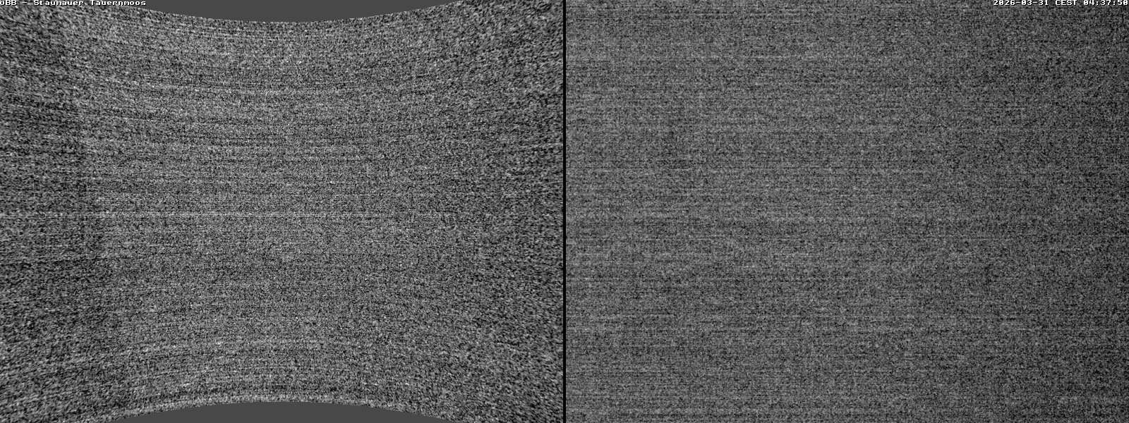 Archiv Foto Webcam Tauernmoossee - Blick auf die Staumauer