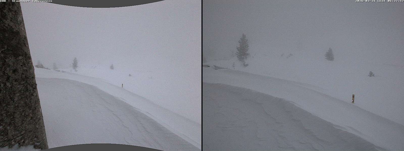 Archiv Foto Webcam Tauernmoossee - Blick auf die Staumauer