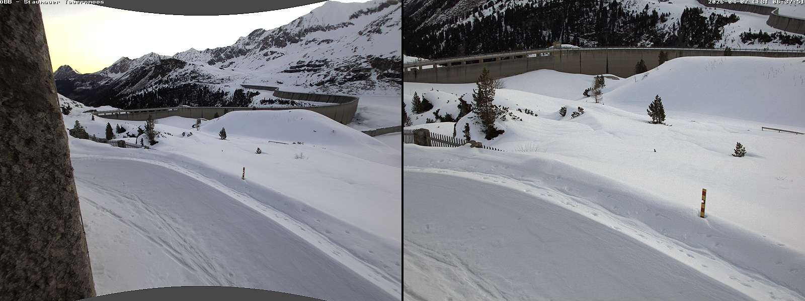 Archived image Webcam Tauernmoossee reservoir