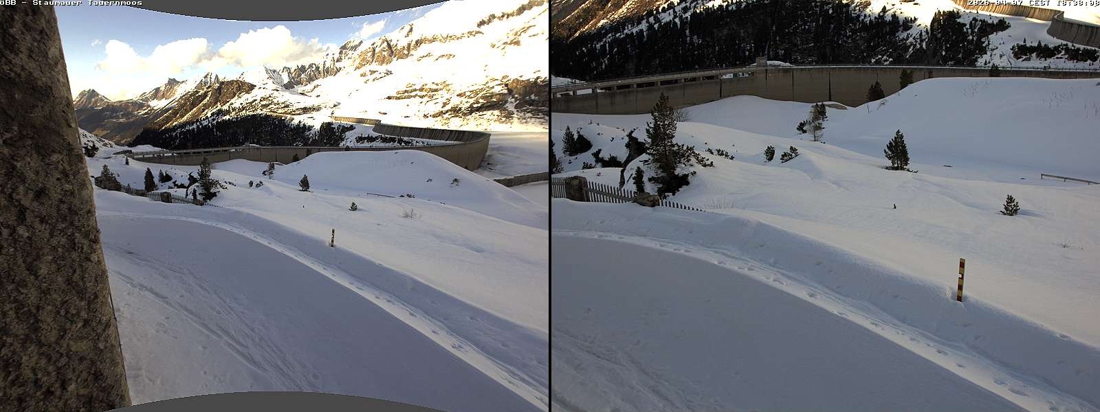 Archived image Webcam Tauernmoossee reservoir