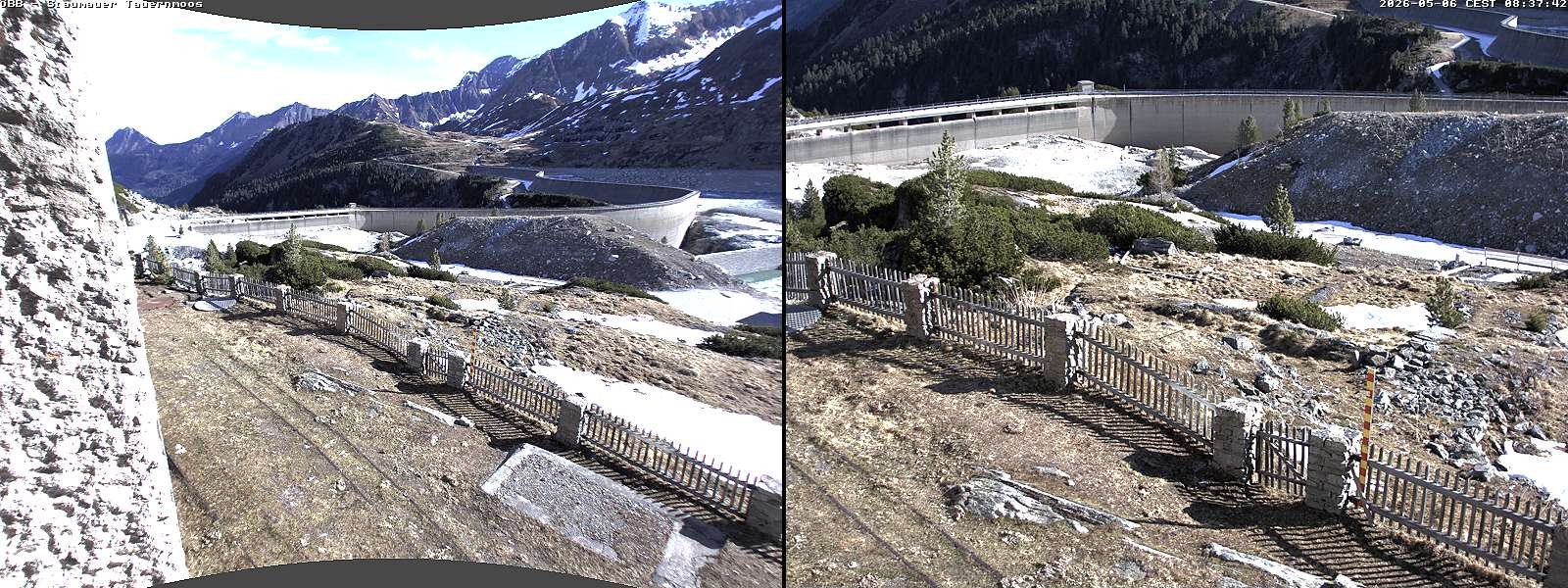 Archived image Webcam Tauernmoossee reservoir