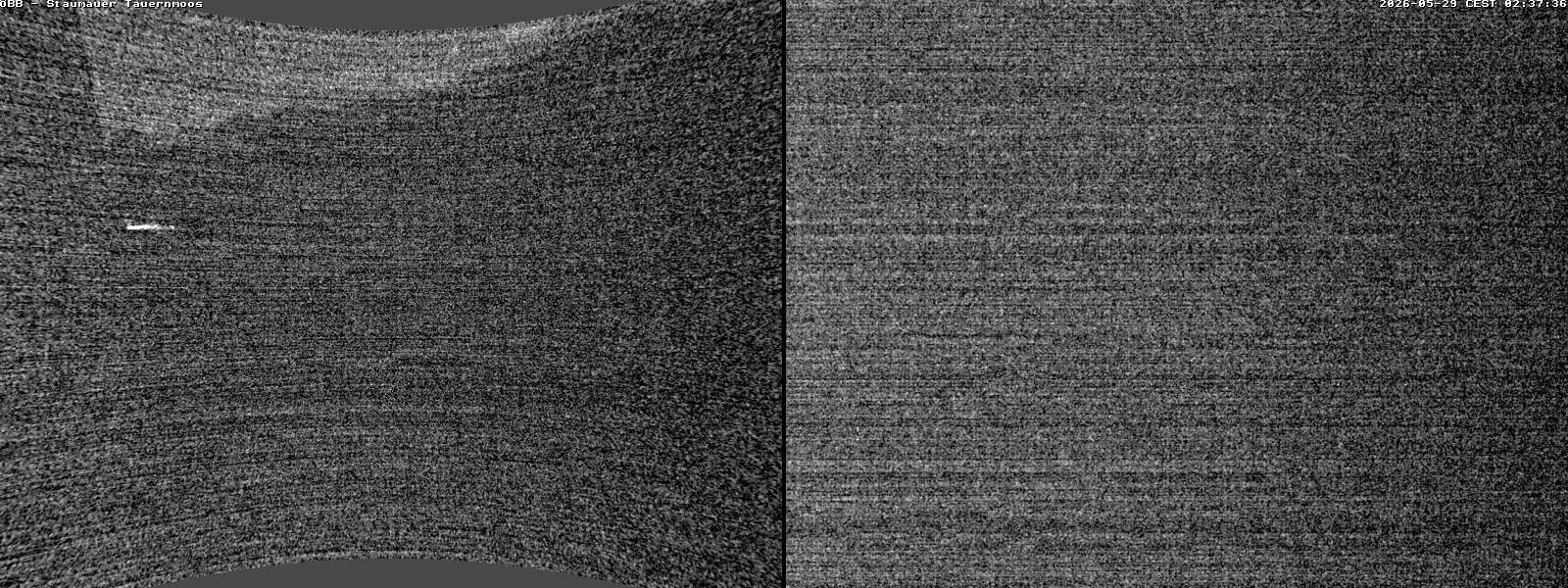 Archiv Foto Webcam Tauernmoossee - Blick auf die Staumauer