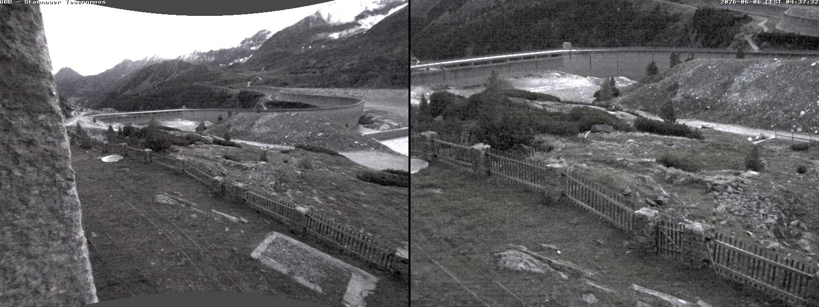 Archived image Webcam Tauernmoossee reservoir