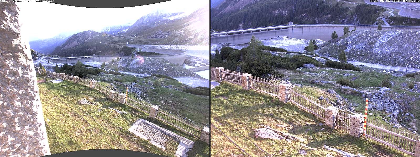 Archived image Webcam Tauernmoossee reservoir