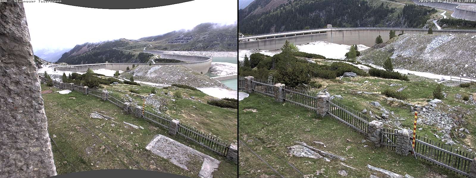 Archived image Webcam Tauernmoossee reservoir