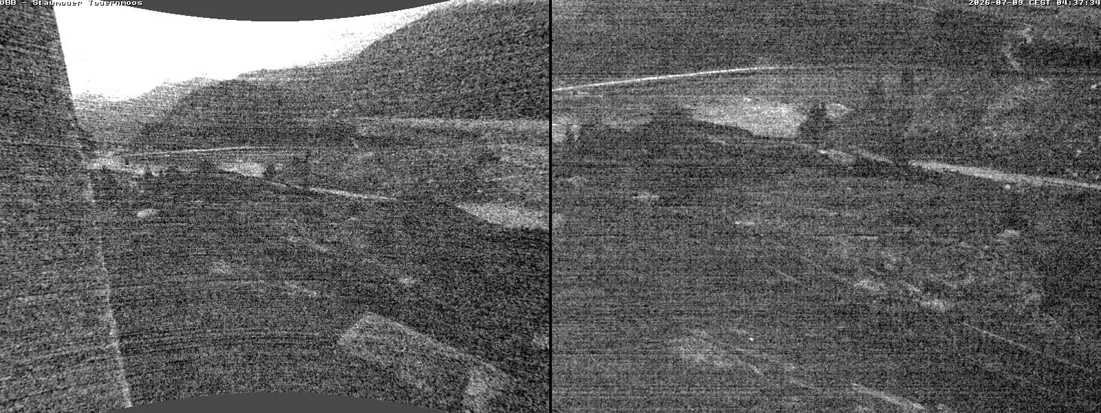 Archiv Foto Webcam Tauernmoossee - Blick auf die Staumauer