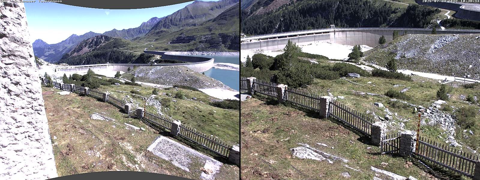 Archived image Webcam Tauernmoossee reservoir