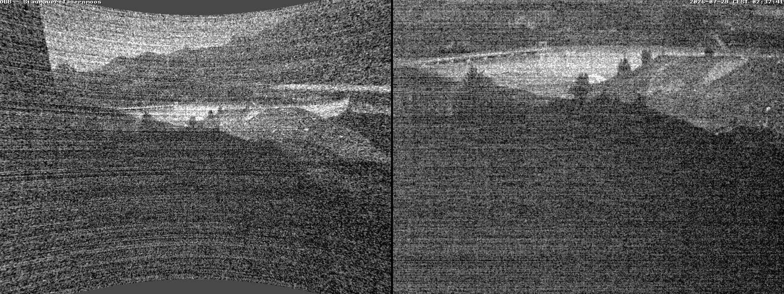 Archiv Foto Webcam Tauernmoossee - Blick auf die Staumauer