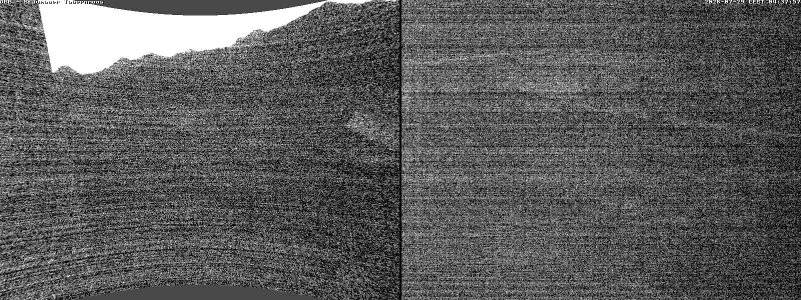 Archiv Foto Webcam Tauernmoossee - Blick auf die Staumauer