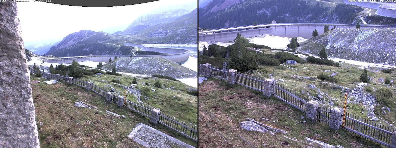 Archived image Webcam Tauernmoossee reservoir