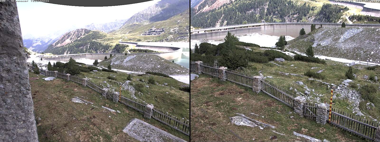 Archived image Webcam Tauernmoossee reservoir