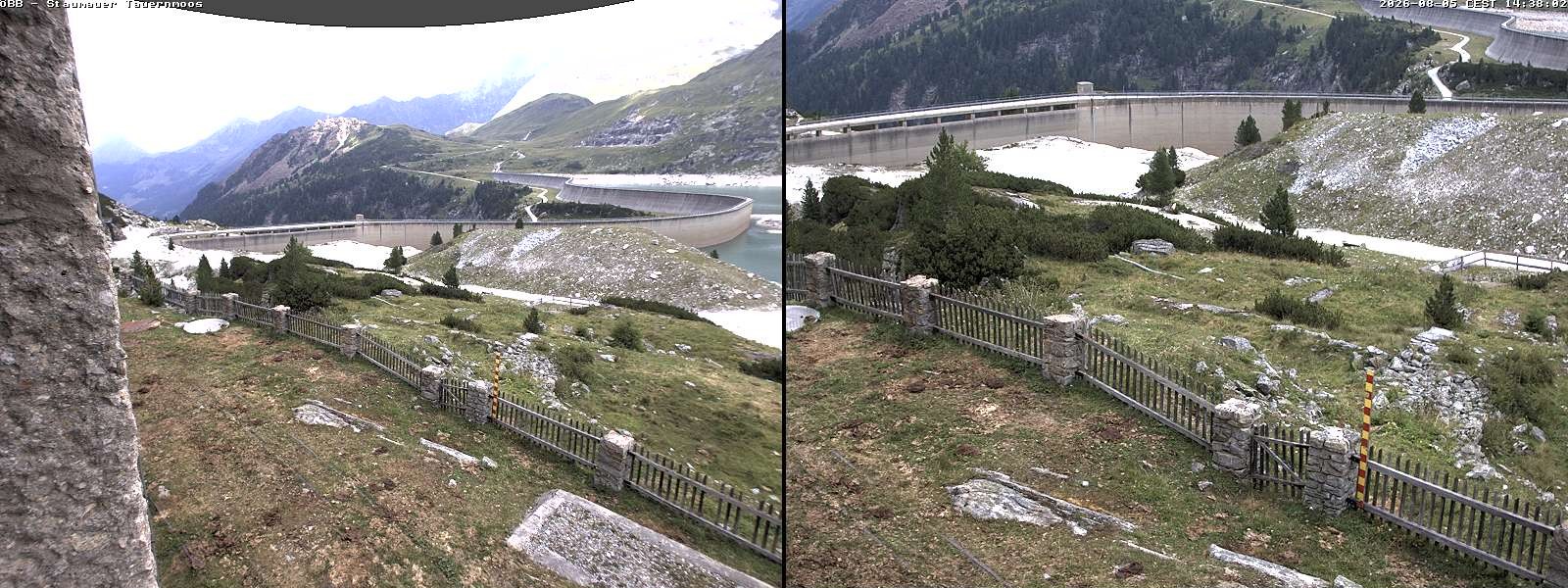 Archived image Webcam Tauernmoossee reservoir
