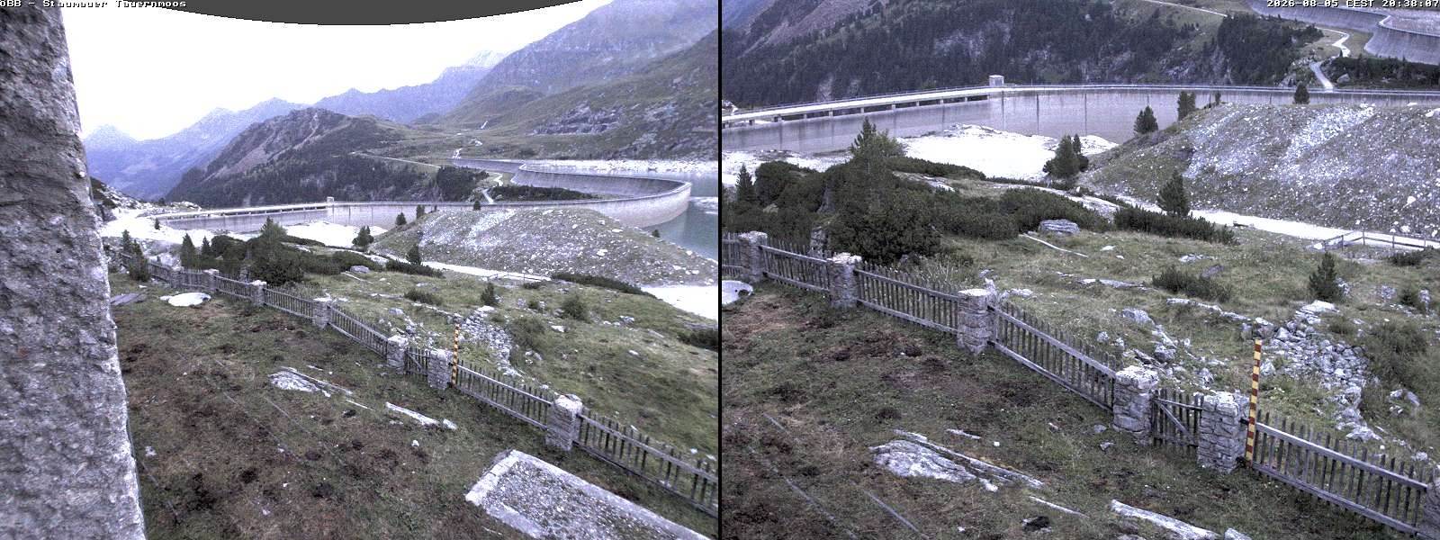 Archived image Webcam Tauernmoossee reservoir