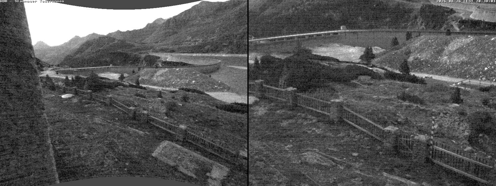 Archived image Webcam Tauernmoossee reservoir