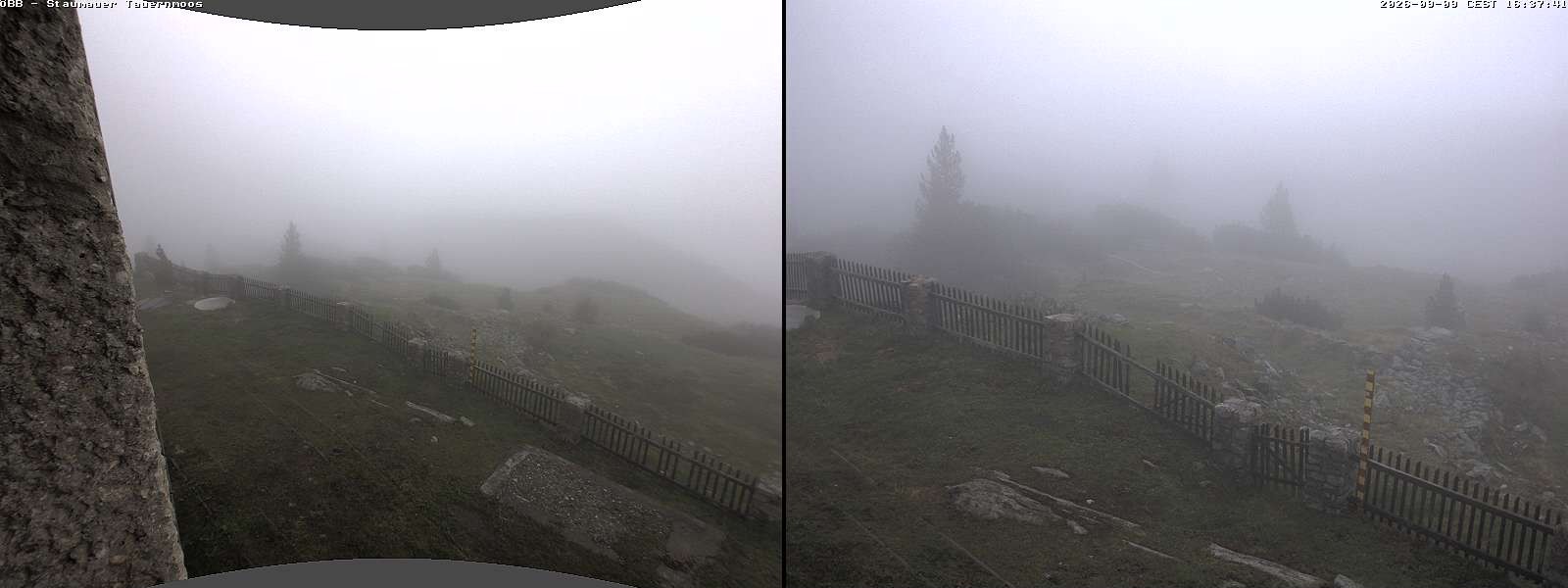Archiv Foto Webcam Tauernmoossee - Blick auf die Staumauer